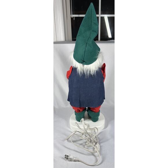 VTG Christmas Motionette Animated Santakins Grubby Elf Figures Fairy Gnome Works - Picture 9 of 9